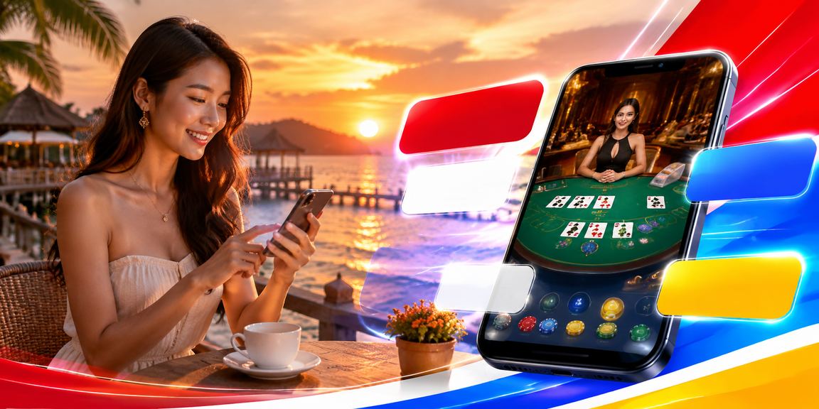 Pemain seronok berjudi Baccarat dalam suasana Melayu di Kota Kinabalu
