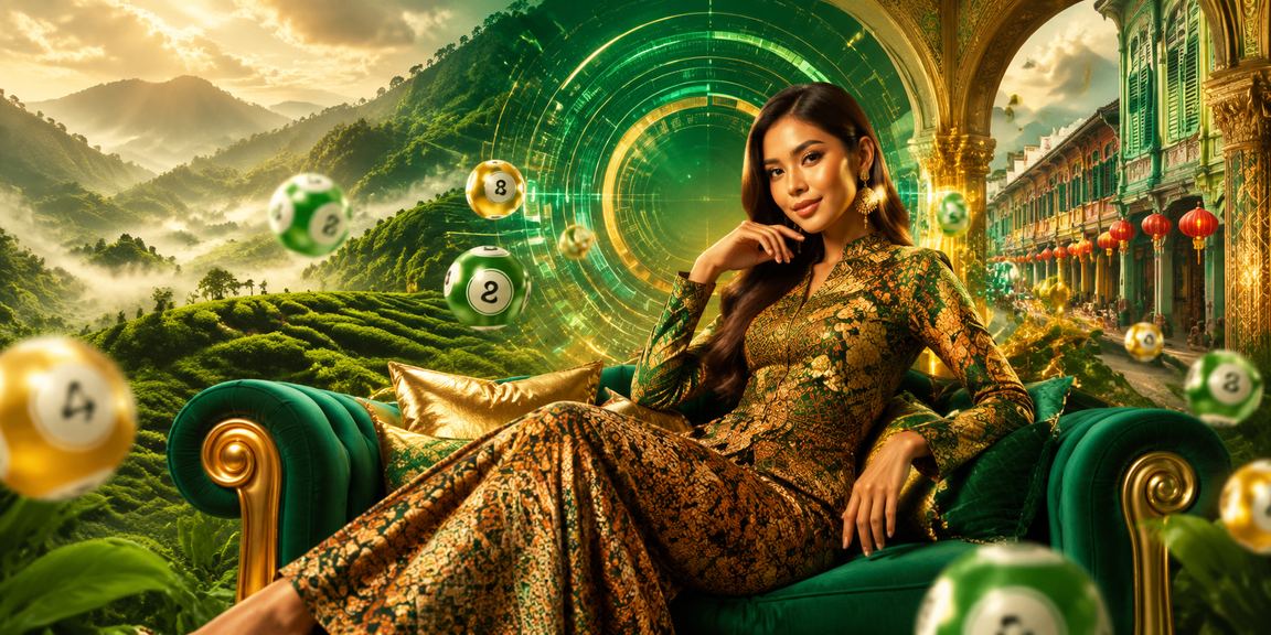 Suasana permainan meja baccarat bertemakan batik Malaysia di platform dalam talian